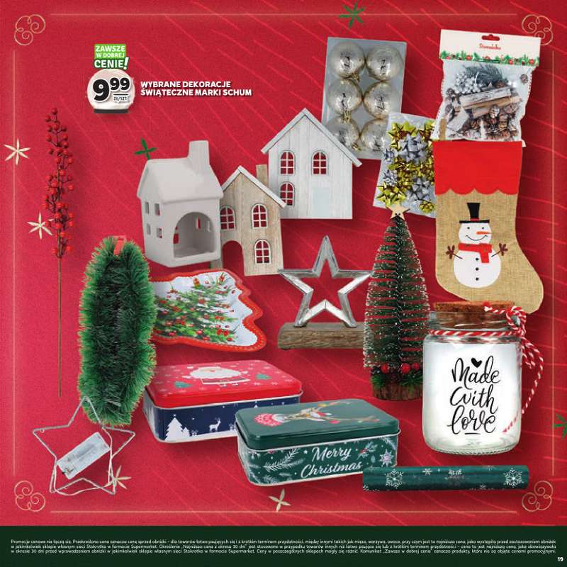 Stokrotka - gazetka promocyjna Katalog Boże Narodzenie  do poniedziałku 29.12 - strona 19