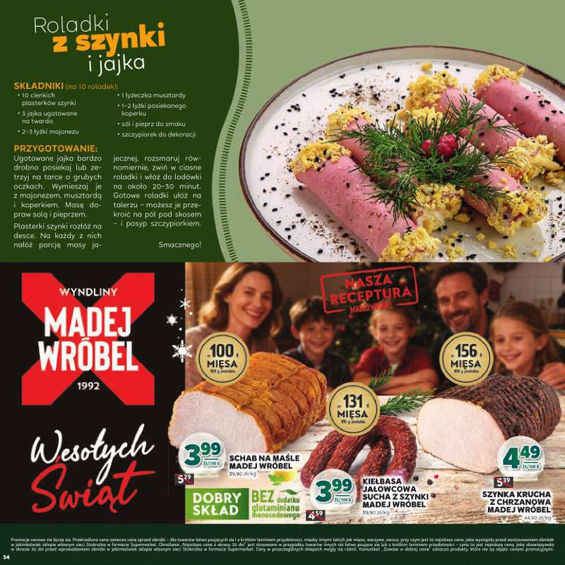 Stokrotka - gazetka promocyjna Katalog Boże Narodzenie  do poniedziałku 29.12 - strona 54