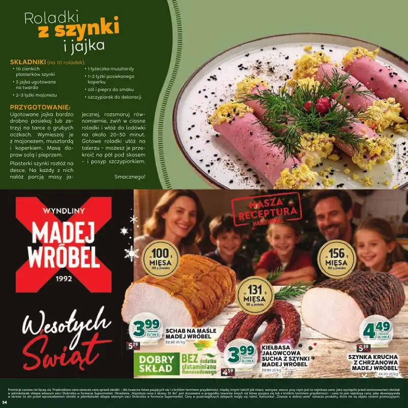 Stokrotka - gazetka promocyjna Katalog Boże Narodzenie  do poniedziałku 29.12 - strona 54
