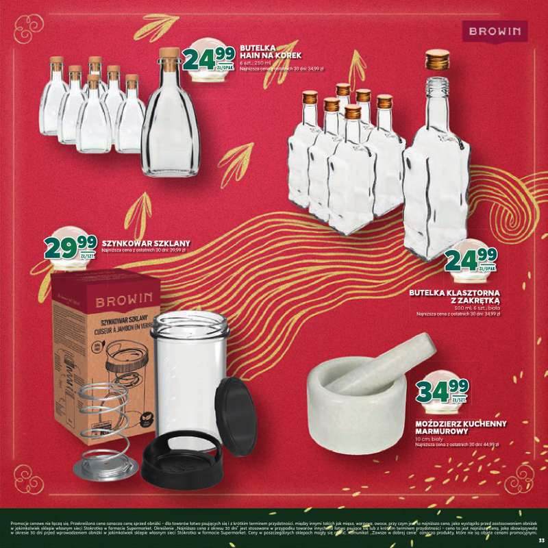 Stokrotka - gazetka promocyjna Katalog Boże Narodzenie  do poniedziałku 29.12 - strona 33