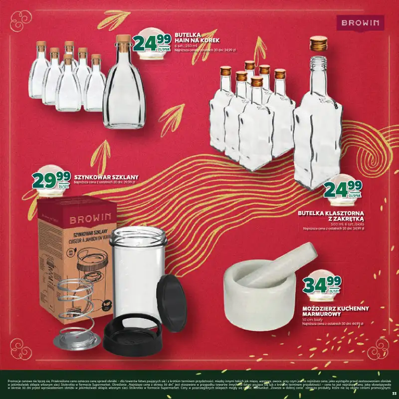Stokrotka - gazetka promocyjna Katalog Boże Narodzenie  do poniedziałku 29.12 - strona 33