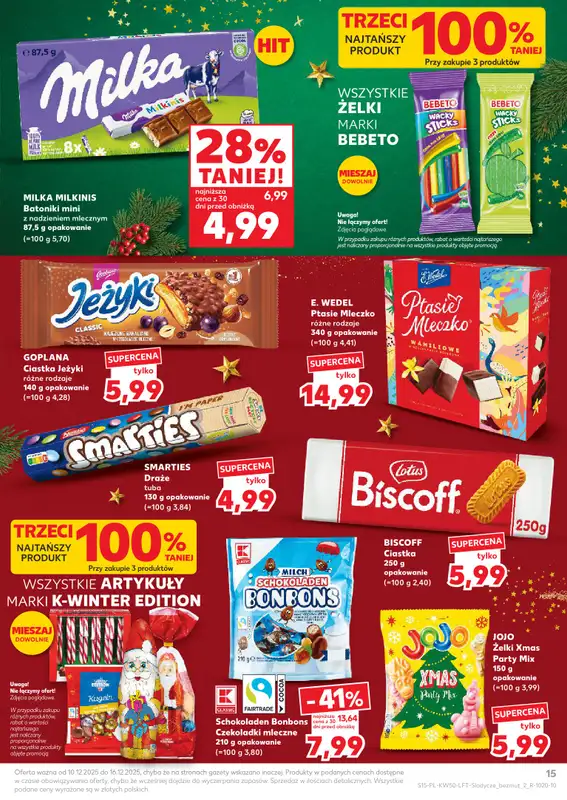 Kaufland - gazetka promocyjna Oferta Kaufland od środy 10.12 do wtorku 16.12 - strona 15