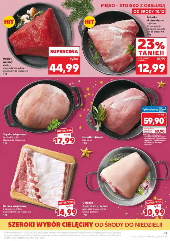 Kaufland - gazetka promocyjna Oferta Kaufland od środy 10.12 do wtorku 16.12 - strona 31