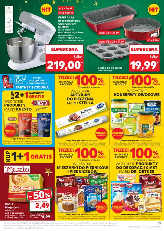 Kaufland - gazetka promocyjna Oferta Kaufland od środy 10.12 do wtorku 16.12 - strona 13