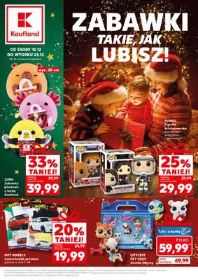 Kaufland - gazetka promocyjna Oferta Kaufland - Zabawki od środy 10.12 do wtorku 23.12