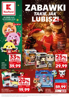 Kaufland - gazetka promocyjna Oferta Kaufland - Zabawki od środy 10.12 do wtorku 23.12