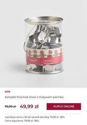 Komplet Foremek Snovi z motywem piernika