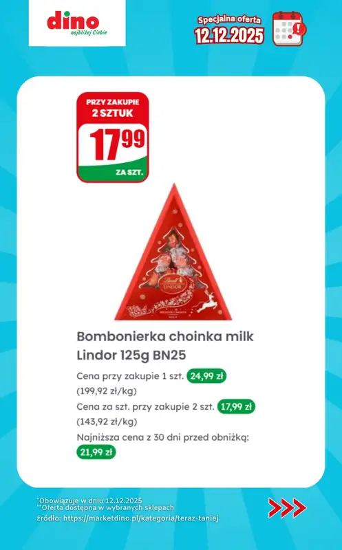Dino - gazetka promocyjna Specjalna oferta na 12.12.2025 - promocje spoza gazetki od piątku 12.12 do piątku 12.12 - strona 7