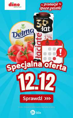 Dino - gazetka promocyjna Specjalna oferta na 12.12.2025 - promocje spoza gazetki od piątku 12.12 do piątku 12.12