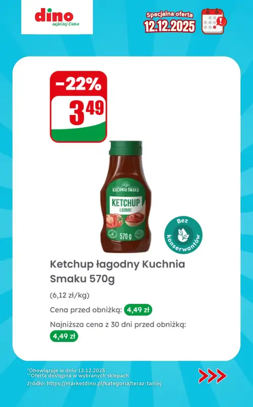 Dino - gazetka promocyjna Specjalna oferta na 12.12.2025 - promocje spoza gazetki od piątku 12.12 do piątku 12.12 - strona 6