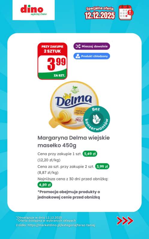 Dino - gazetka promocyjna Specjalna oferta na 12.12.2025 - promocje spoza gazetki od piątku 12.12 do piątku 12.12 - strona 4