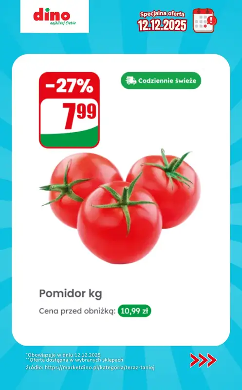 Dino - gazetka promocyjna Specjalna oferta na 12.12.2025 - promocje spoza gazetki od piątku 12.12 do piątku 12.12 - strona 2