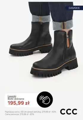 CCC - gazetka promocyjna Wyprzedaż na wszystkie botki, trzewiki i kozaki od piątku 12.12  - strona 8