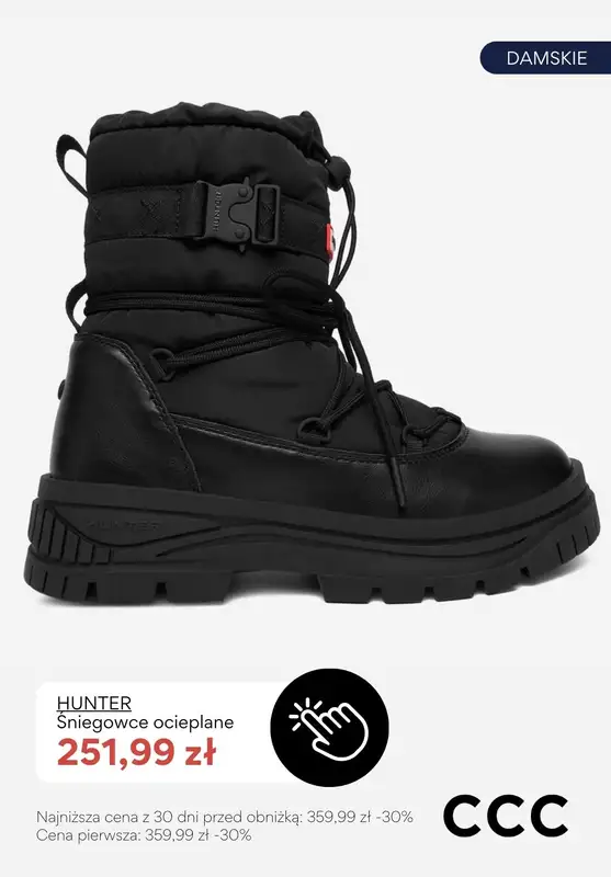 CCC - gazetka promocyjna Wyprzedaż na wszystkie botki, trzewiki i kozaki od piątku 12.12  - strona 9