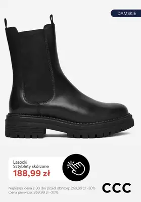 CCC - gazetka promocyjna Wyprzedaż na wszystkie botki, trzewiki i kozaki od piątku 12.12  - strona 5