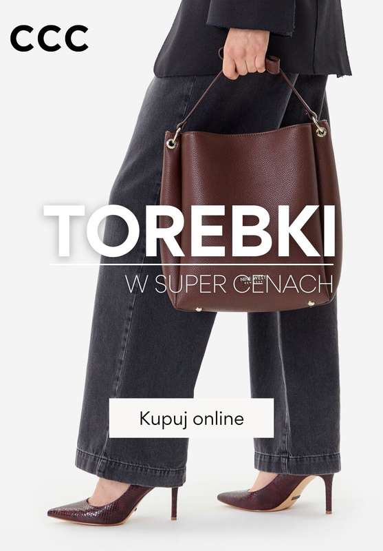 CCC - gazetka promocyjna Torebki w supercenach od soboty 13.12 