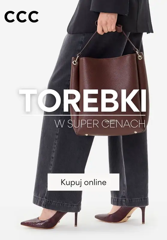 CCC - gazetka promocyjna Torebki w supercenach  