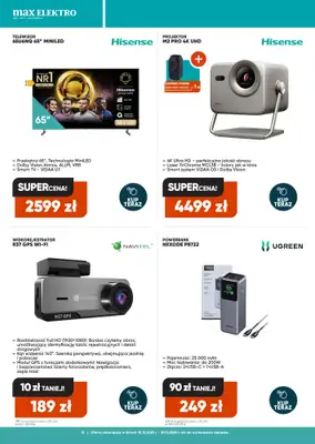 Max Elektro - gazetka promocyjna Gazetka od poniedziałku 15.12 do poniedziałku 29.12 - strona 12