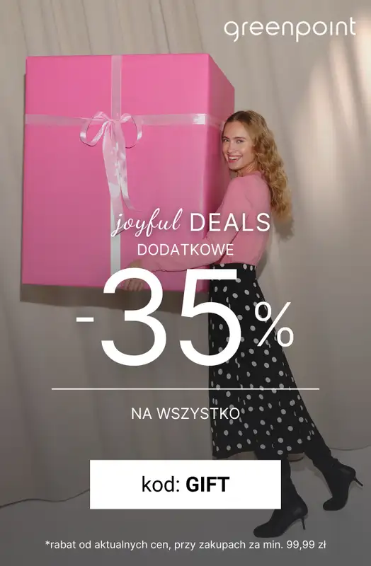 Greenpoint - gazetka promocyjna -35% na WSZYSTKO od 99,99 zł od piątku 12.12 