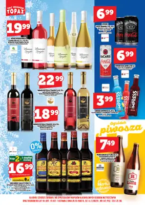 TOPAZ - gazetka promocyjna Alkohole na Święta/Sylwester 15.12.-31.12.2025 od poniedziałku 15.12 do środy 31.12 - strona 16
