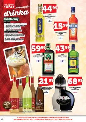 TOPAZ - gazetka promocyjna Alkohole na Święta/Sylwester 15.12.-31.12.2025 od poniedziałku 15.12 do środy 31.12 - strona 10