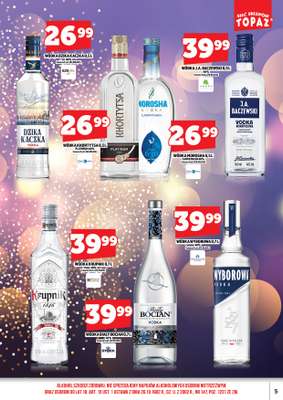 TOPAZ - gazetka promocyjna Alkohole na Święta/Sylwester 15.12.-31.12.2025 od poniedziałku 15.12 do środy 31.12 - strona 5
