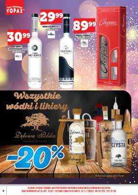 TOPAZ - gazetka promocyjna Alkohole na Święta/Sylwester 15.12.-31.12.2025 od poniedziałku 15.12 do środy 31.12 - strona 4