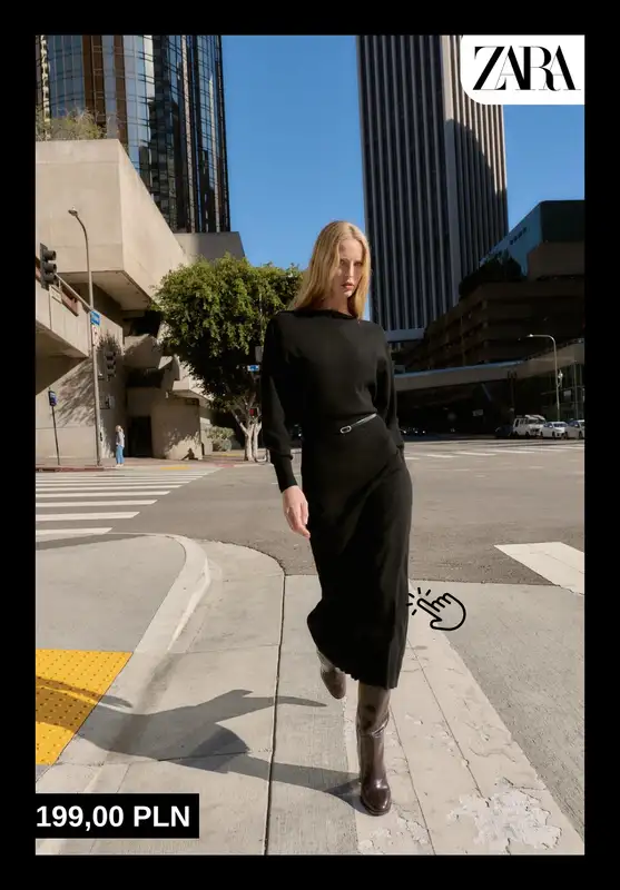Zara - gazetka promocyjna Czarne sukienki – klasyka stylu od piątku 12.12  - strona 2