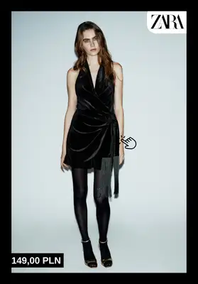 Zara - gazetka promocyjna Czarne sukienki – klasyka stylu od piątku 12.12  - strona 3