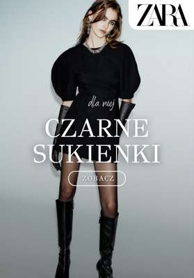Zara - gazetka promocyjna Czarne sukienki – klasyka stylu od piątku 12.12 