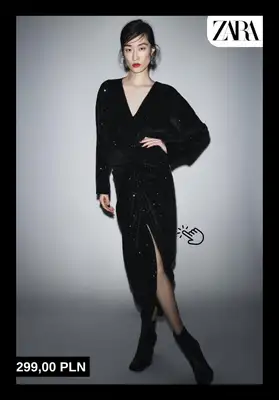 Zara - gazetka promocyjna Czarne sukienki – klasyka stylu od piątku 12.12  - strona 4