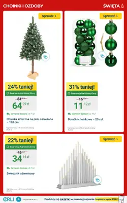 ERLI - gazetka promocyjna ŚWIĄTECZNE DEKORACJE – taniej! od piątku 12.12 do niedzieli 14.12 - strona 4
