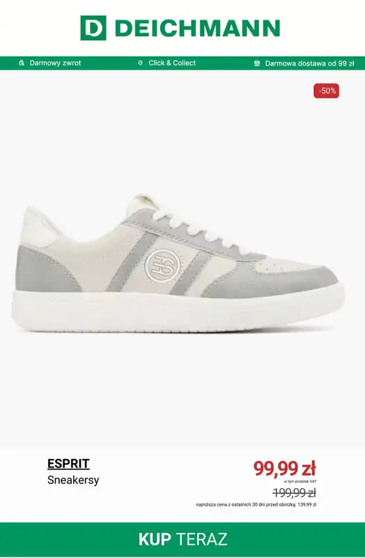 Deichmann - gazetka promocyjna Buty marki ESPRIT od soboty 13.12  - strona 8