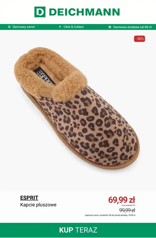 Deichmann - gazetka promocyjna Buty marki ESPRIT od soboty 13.12  - strona 6