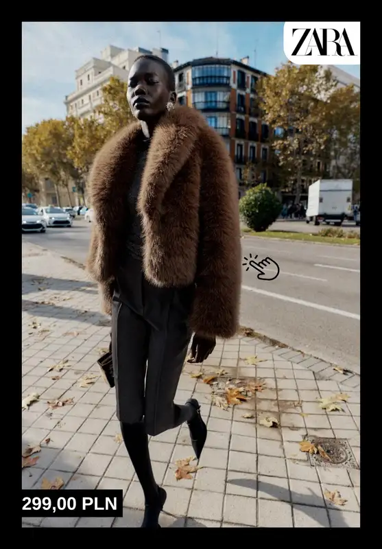 Zara - gazetka promocyjna Płaszcze & sztuczne futra damskie od soboty 13.12  - strona 5