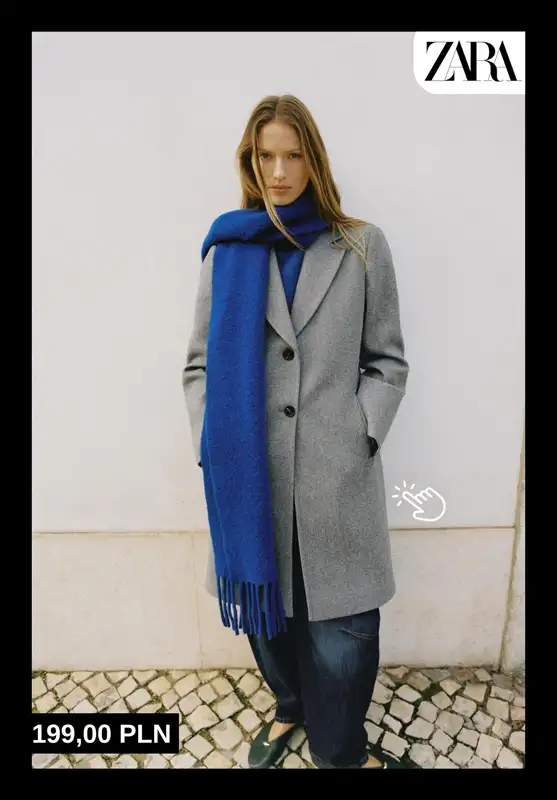 Zara - gazetka promocyjna Płaszcze & sztuczne futra damskie   - strona 2