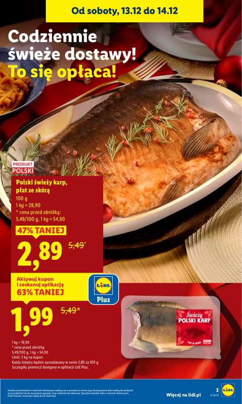 Lidl - gazetka promocyjna Oferta od czwartku od czwartku 11.12 do niedzieli 14.12 - strona 3