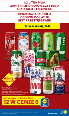 Lidl - gazetka promocyjna Oferta od czwartku od czwartku 11.12 do niedzieli 14.12 - strona 13