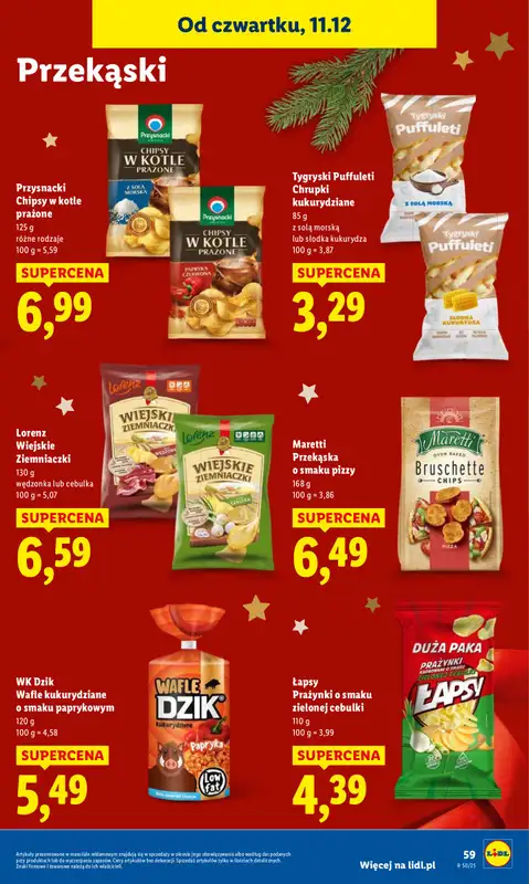Lidl - gazetka promocyjna Oferta od czwartku od czwartku 11.12 do niedzieli 14.12 - strona 61