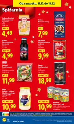 Lidl - gazetka promocyjna Oferta od czwartku od czwartku 11.12 do niedzieli 14.12 - strona 68