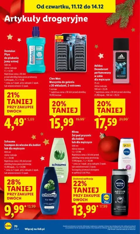 Lidl - gazetka promocyjna Oferta od czwartku od czwartku 11.12 do niedzieli 14.12 - strona 72