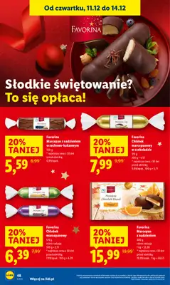 Lidl - gazetka promocyjna Oferta od czwartku od czwartku 11.12 do niedzieli 14.12 - strona 50