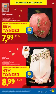 Lidl - gazetka promocyjna Oferta od czwartku od czwartku 11.12 do niedzieli 14.12 - strona 15