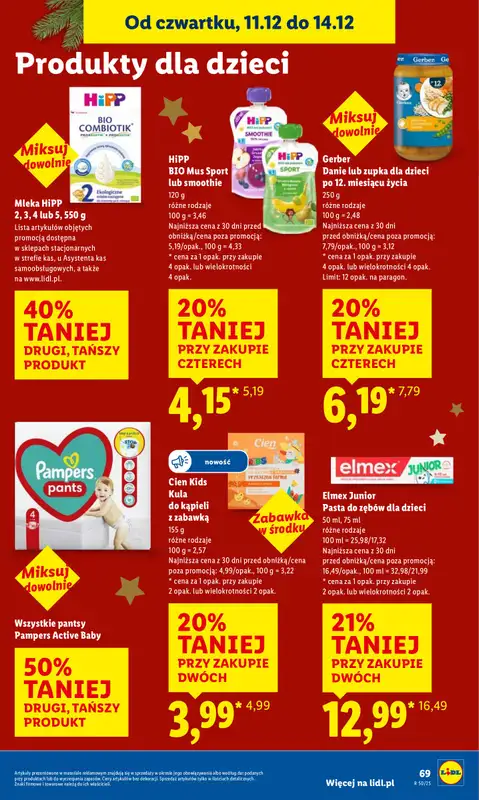 Lidl - gazetka promocyjna Oferta od czwartku od czwartku 11.12 do niedzieli 14.12 - strona 71