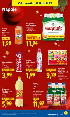 Lidl - gazetka promocyjna Oferta od czwartku od czwartku 11.12 do niedzieli 14.12 - strona 63