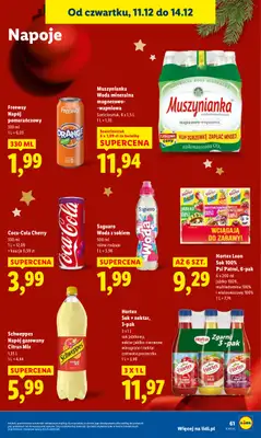 Lidl - gazetka promocyjna Oferta od czwartku od czwartku 11.12 do niedzieli 14.12 - strona 63