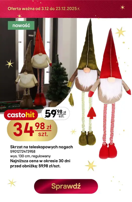 Castorama - gazetka promocyjna W teorii Święta, w praktyce najlepsze oferty od piątku 12.12 do wtorku 23.12 - strona 4