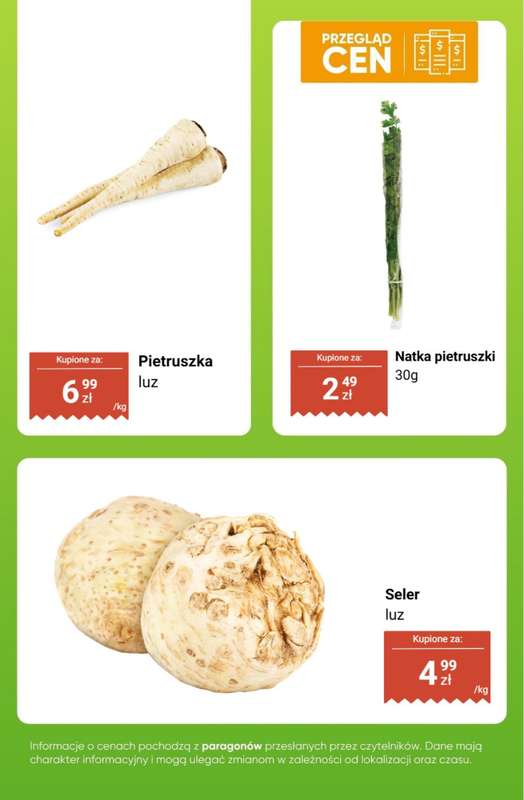 Dino - gazetka promocyjna Owoce i warzywa - przegląd cen  do niedzieli 21.12 - strona 7