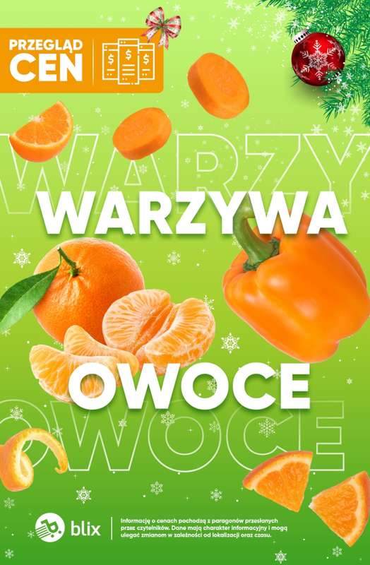 Dino - gazetka promocyjna Owoce i warzywa - przegląd cen  do niedzieli 21.12