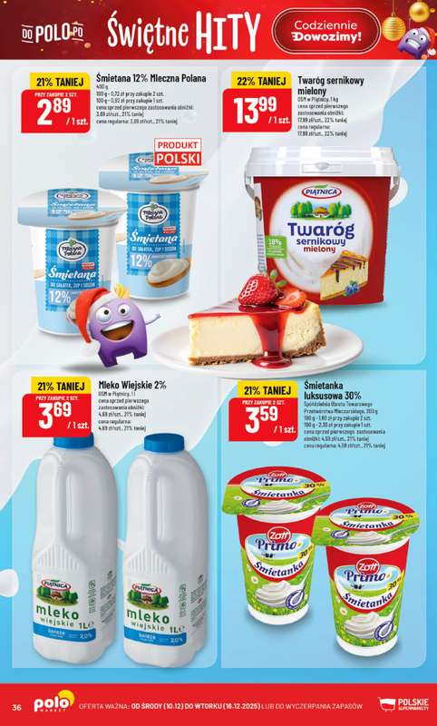 POLOmarket - gazetka promocyjna Gazetka od środy 10.12 do wtorku 16.12 - strona 36